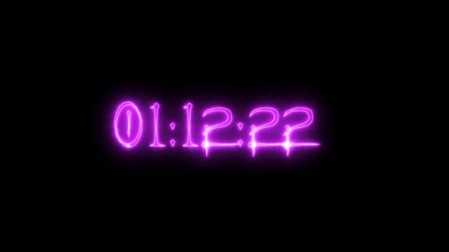 Purple neon vampire timer 2 hours 25 minutes (countdown) смотреть онлайн