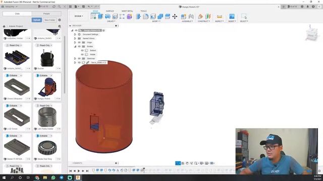 [LIVE] Reka Bentuk "Hungry Robot" guna Fusion 360 смотреть онлайн