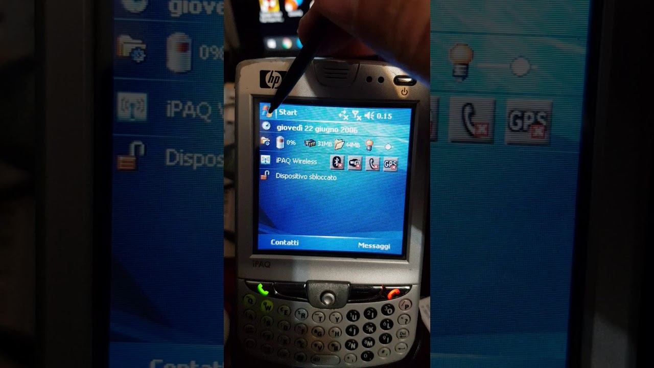 HP ipaq HW6915 con Windows Mobile 5.0 смотреть онлайн