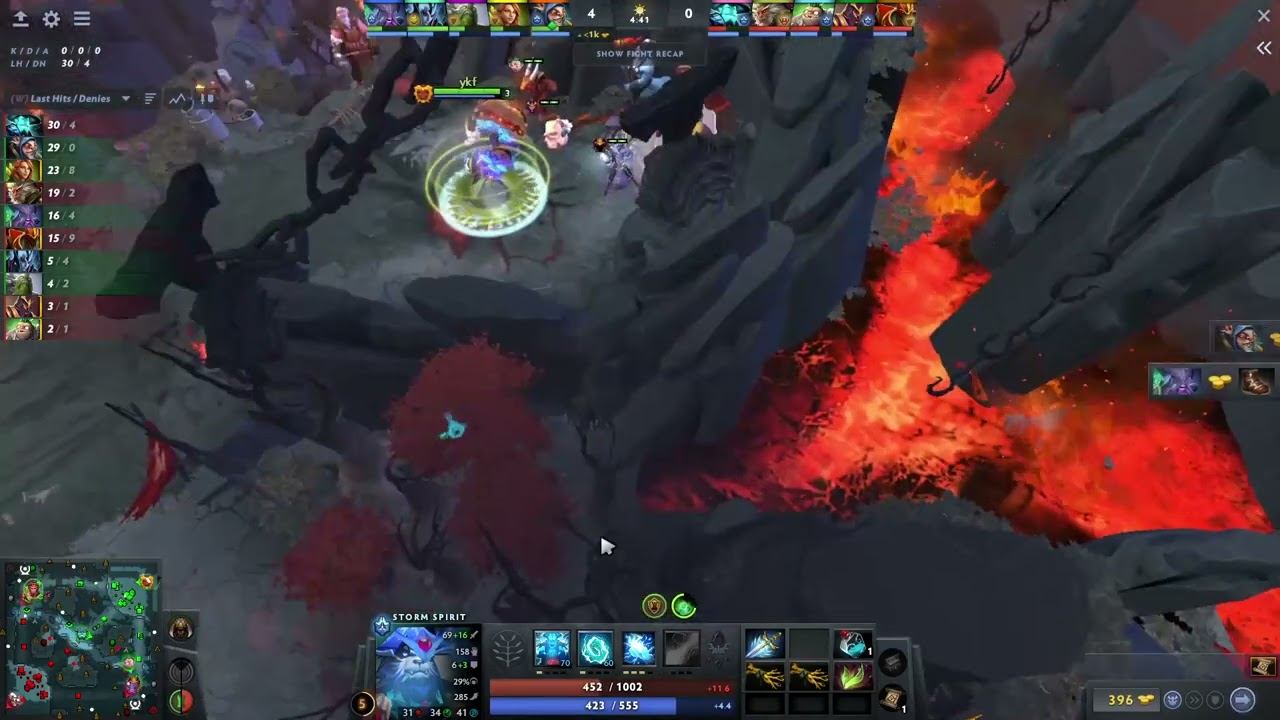 How to lane mid storm spirit (lorenof) vs meepo - Dota 2 смотреть онлайн