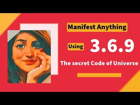 Manifest Anything Using 369 Method ✨ ❤️