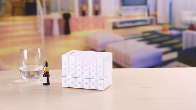 Ultrasonic Aroma Diffuser Humidifier Cube Style Essential Oil Diffuser смотреть онлайн