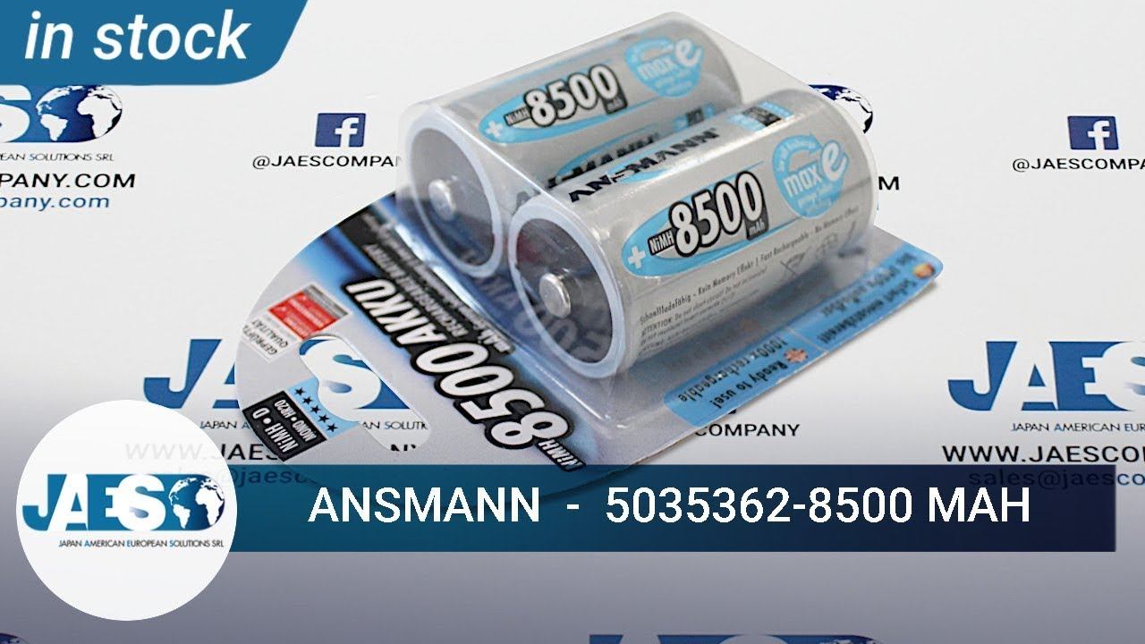 ANSMANN 5035362-8500 MAH (IN STOCK) Batteries 8500 mAh - Batterie ricaricabili stilo смотреть онлайн