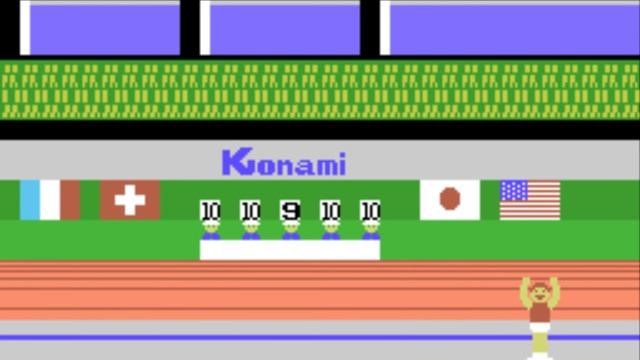 [MSX] Hyper Sports 1 (1984) 100 Stage