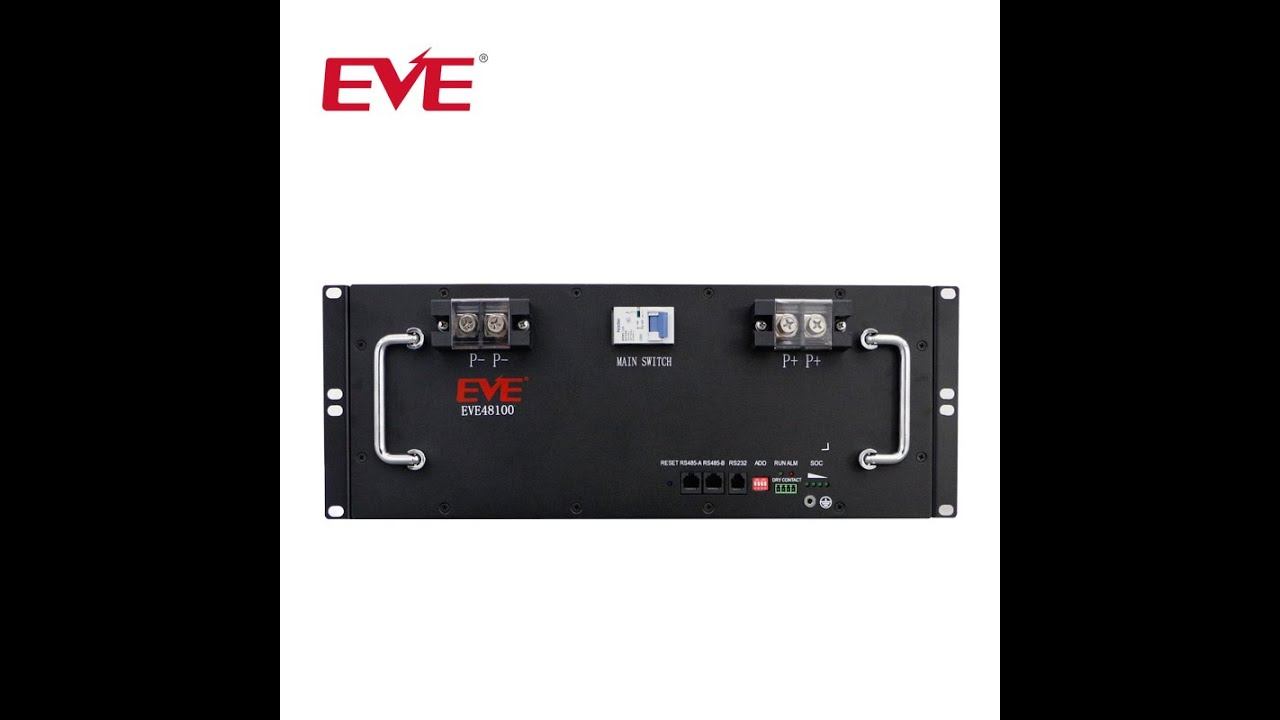 Pin Lithium EVE48100 48V 100Ah LiFePo4 смотреть онлайн
