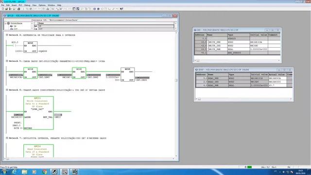 SFC15/ SFC14( (write/read)- PPO1(PKW/PZD) MICROMASTER 420 PROFIBUS- PARTE 1