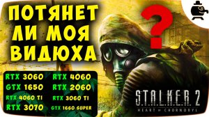 Пойдет S.T.A.L.K.E.R. 2 на RTX 3060, RTX 4060, GTX 1650, RTX 2060, RTX 4060 Ti, RTX 3060 Ti, в1080p