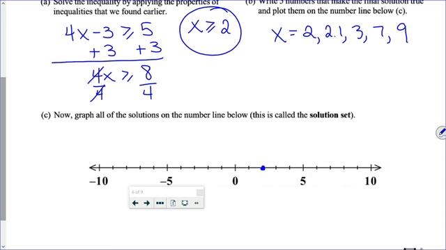 N-Gen Math Algebra I.Unit 2.Lesson 9.Solving Linear Inequalities смотреть онлайн