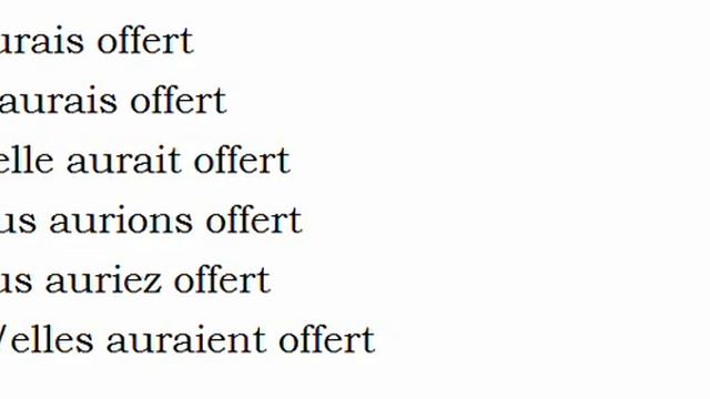 Learn French conjugation with me # Verb = Offrir смотреть онлайн