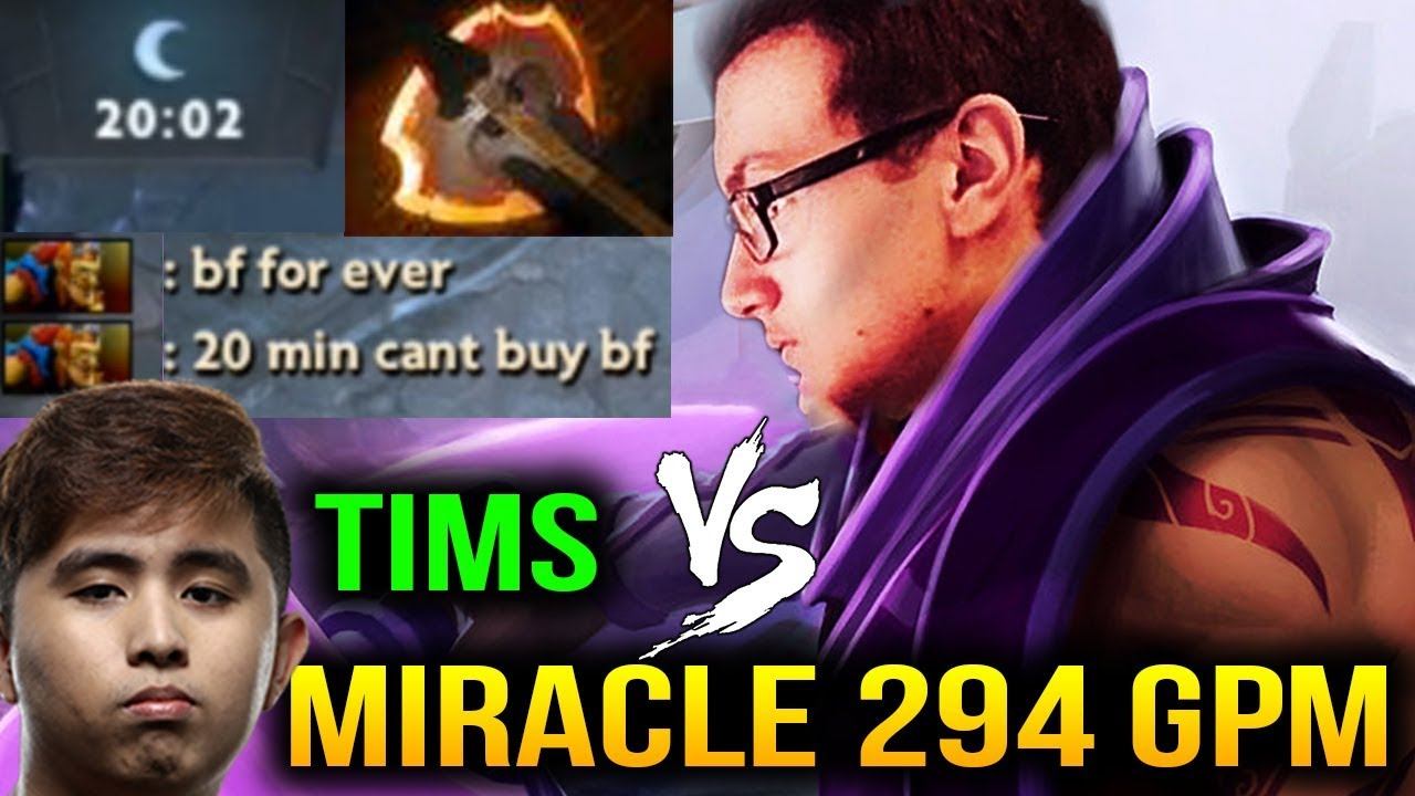 MIRACLE Anti Mage 20 Minutes No Battlefury Wutface VS TNC.TIMS смотреть онлайн