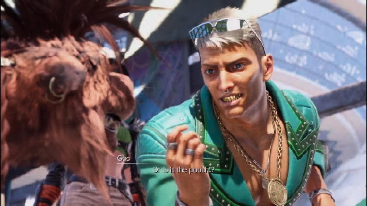 Rebirth Gus is Troy Baker Hamming it Up Like Death Stranding Corel Prison Intro Final Fantasy VII смотреть онлайн