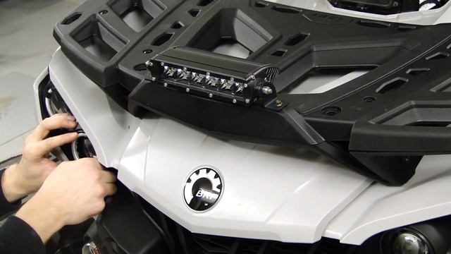 Halo lights install Can-am Outlander - AtvP Garage смотреть онлайн