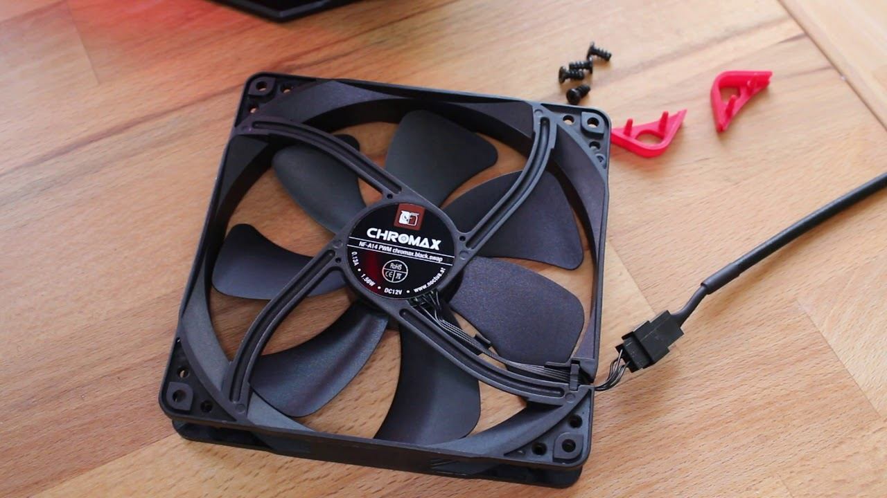 Noctua NF-A14 PWM Chromax.black.swap - Unboxing/Review [german/deutsch]