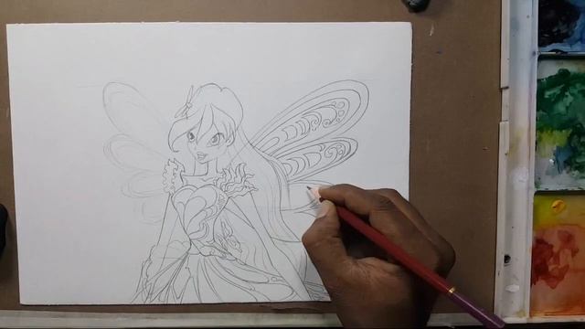 🔴live Drawing - How To Draw Bloom Butterflix From Winxclub - Part 1 смотреть онлайн