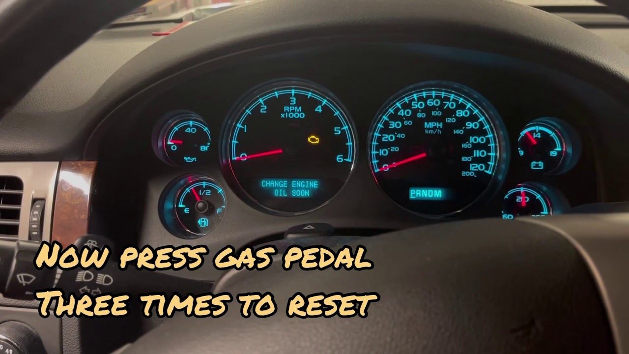 How To Reset Chevy Oil Life/2013 Chevy Tahoe Oil Life Reset Procedure/Chevy Oil Maintenance Reset смотреть онлайн