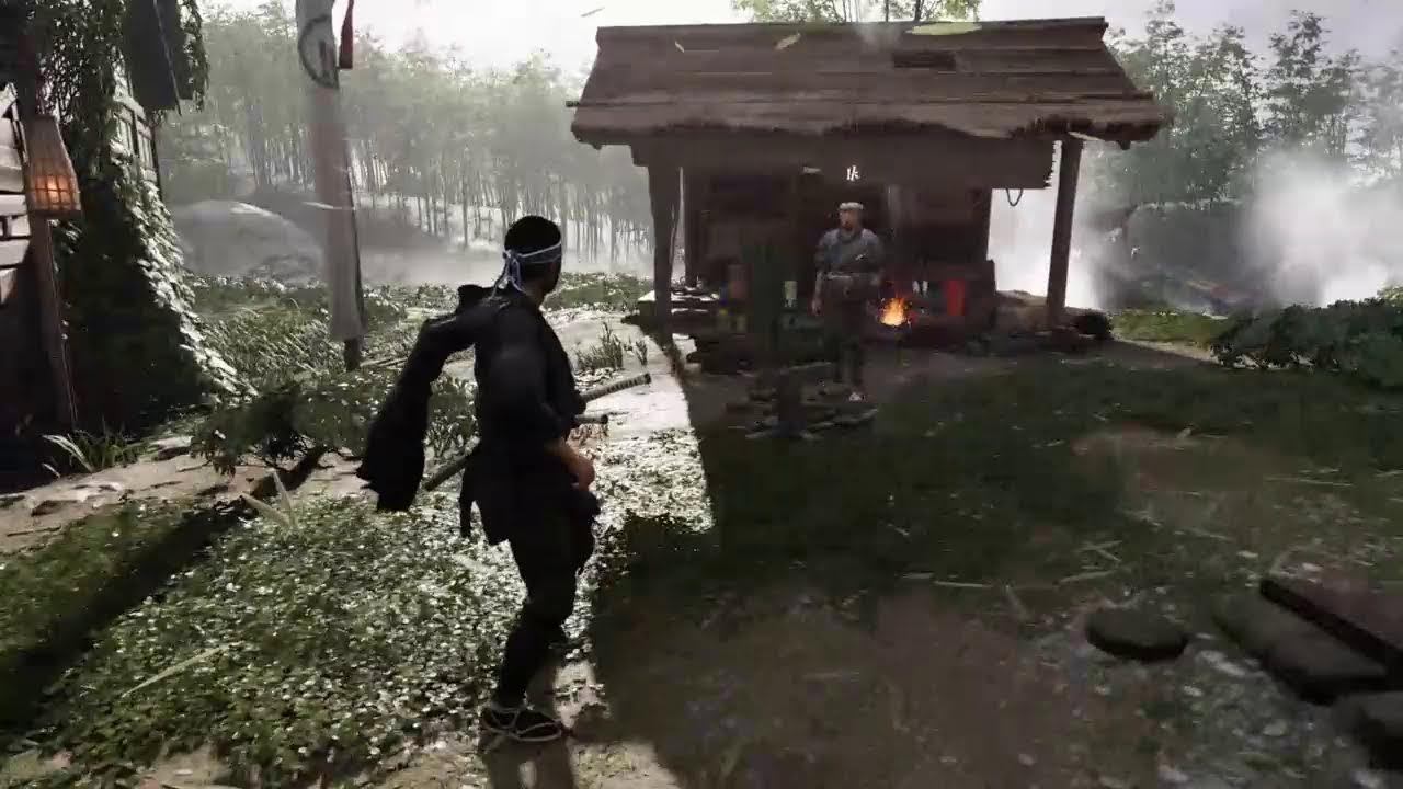 Призрок Цусимы полное прохождение помощь Юне поеске брата часть#3 PS4 Без комметарий смотреть онлайн