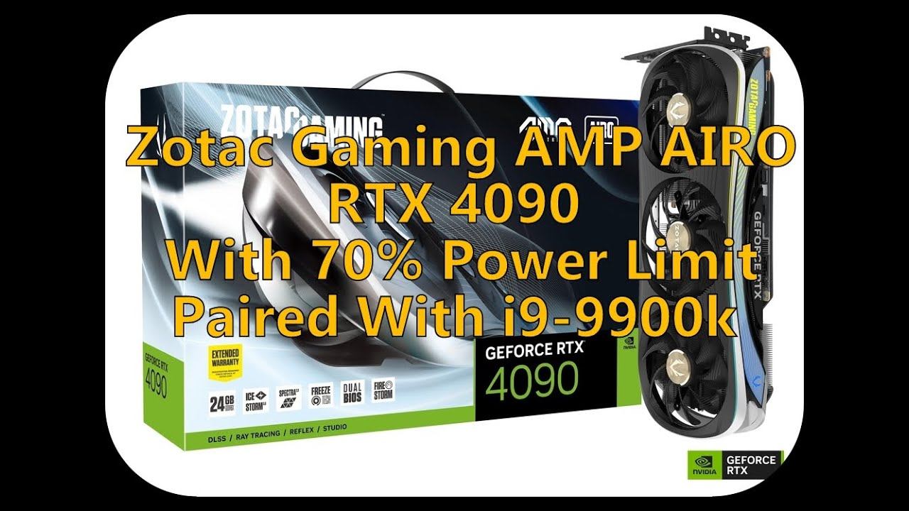 ZOTAC GAMING RTX 4090 AMP EXTREME AIRO Part 2 - 70% Power Limit - With Intel Core i9-9900k смотреть онлайн