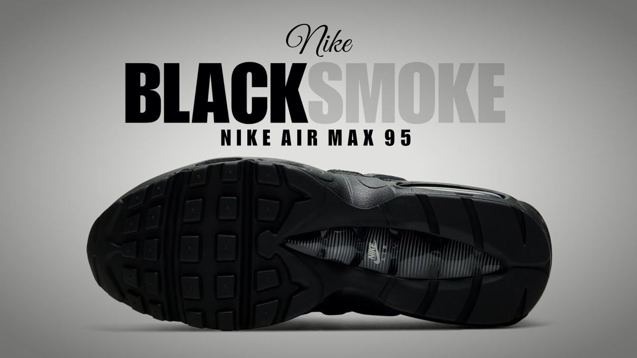 BLACK SMOKE 2020 Nike Air Max 95 DETAILED LOOK смотреть онлайн