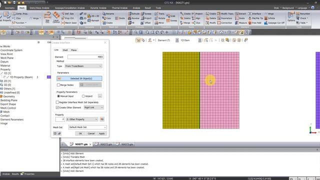 Как создать интерфейсные элементы в midas GTS NX смотреть онлайн