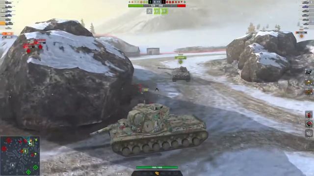 wot blitz | Мастер на КВ-5 | How to get an ace on KV-5 смотреть онлайн
