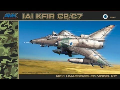 AMK 1/48 scale IAI Kfir C7 Build-log and Reveal смотреть онлайн