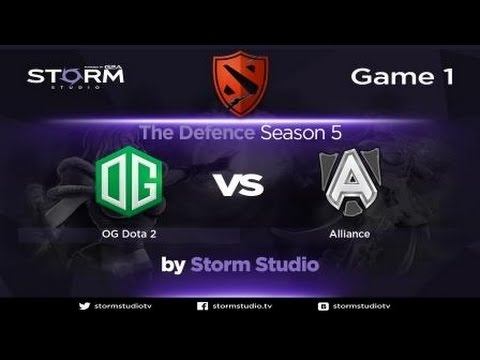 OG Dota 2 vs Alliance, The Defence 5, game 1 смотреть онлайн