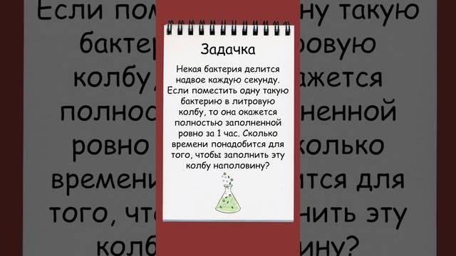 Математическая задачка о проворной бактерии смотреть онлайн