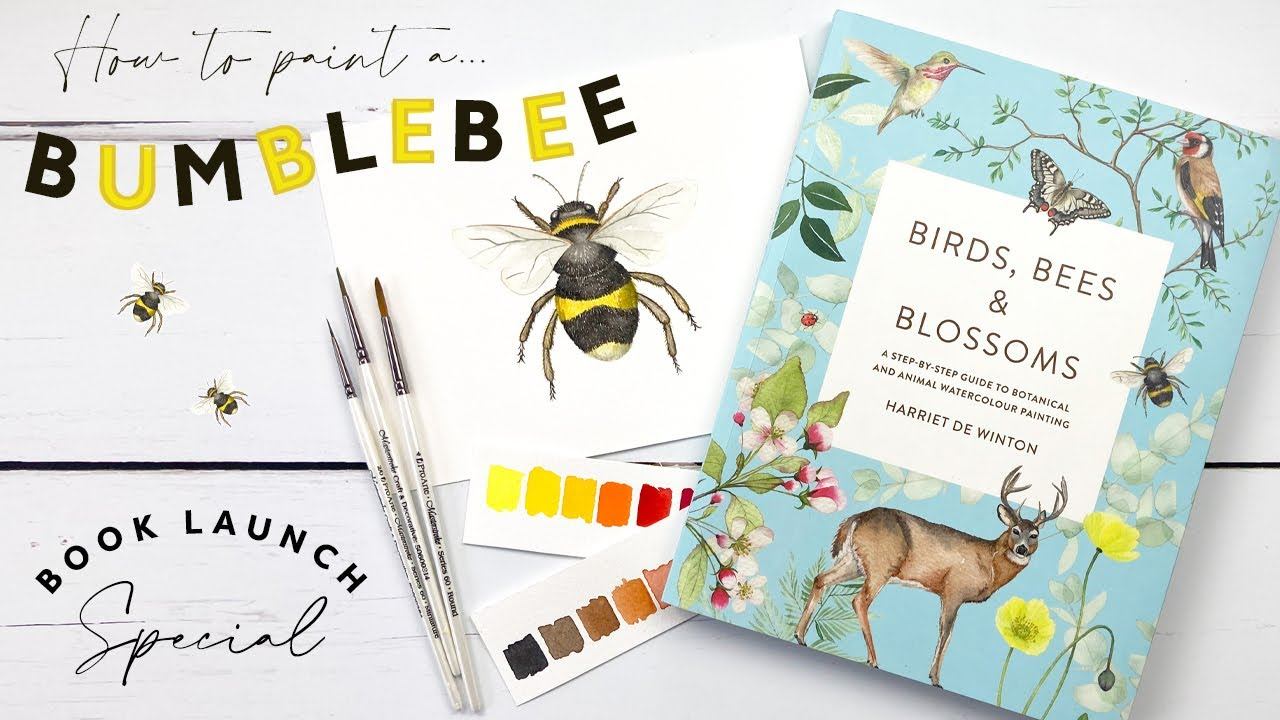 How to Paint a Watercolour Bumblebee смотреть онлайн