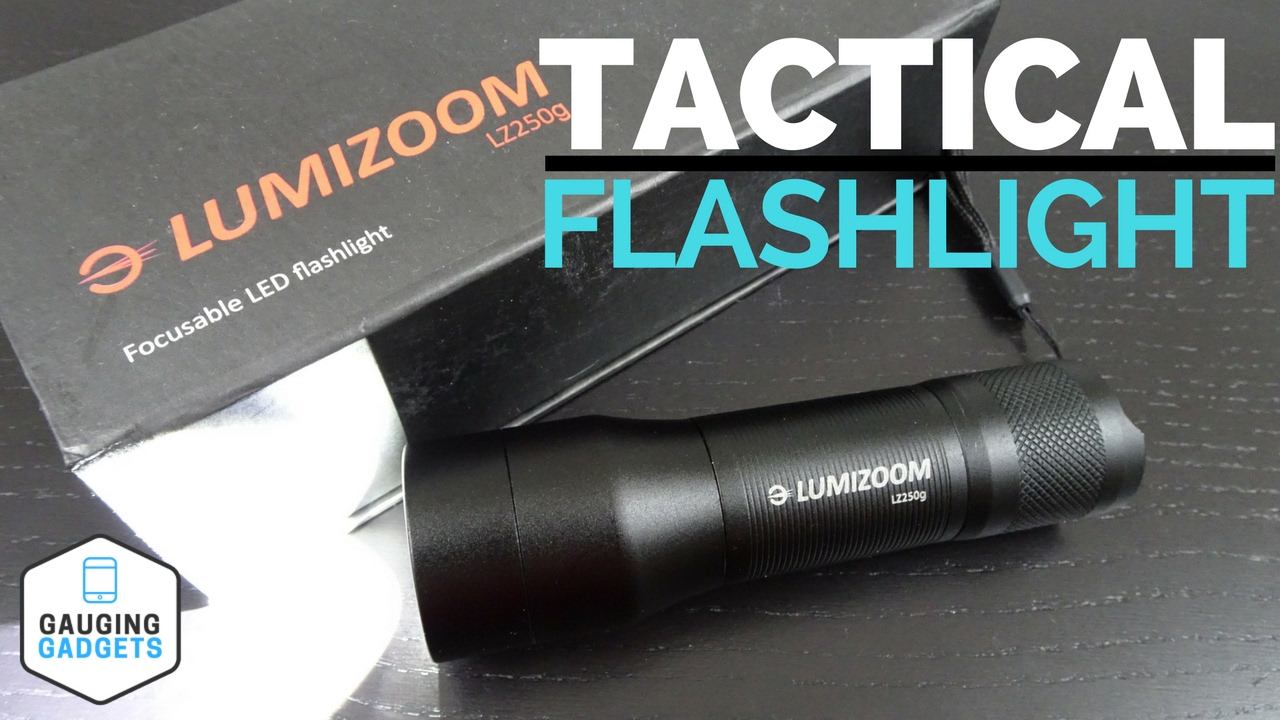 Tactical CREE LED Flashlight Review - LUMIZOOM LZ250g смотреть онлайн