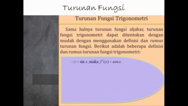 Turunan fungsi Trigonometri смотреть онлайн
