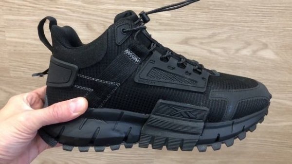 Кроссовки Reebok zig kinetica edge black с мехом