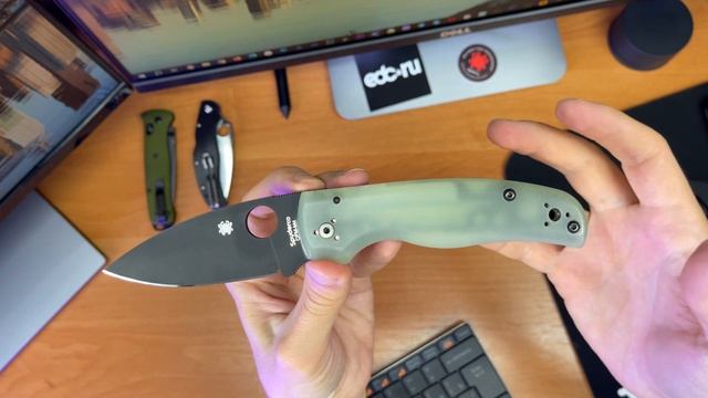 Spyderco Shaman Jade G10 M4 Обзор смотреть онлайн