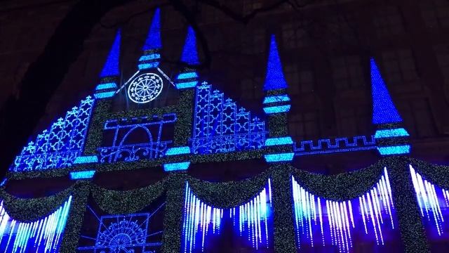Световое шоу Рождественский гимн смотреть онлайн