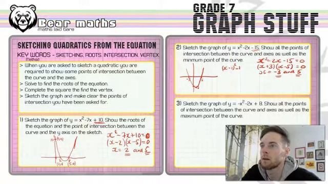 98 - Sketching Quadratics - Grade 7 смотреть онлайн