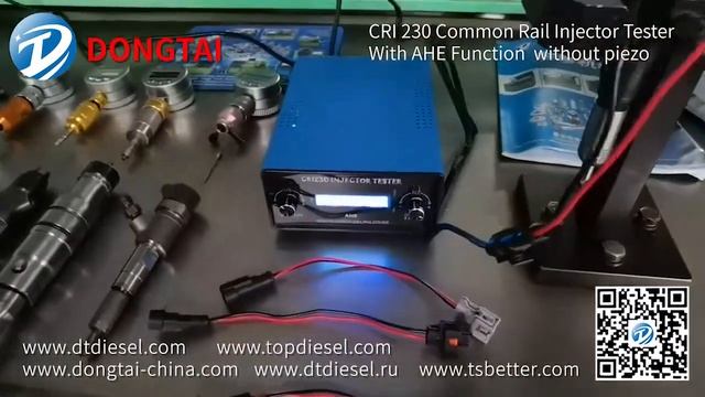 CRI 230 Common Rail Injector Tester With AHE Function without piezo смотреть онлайн