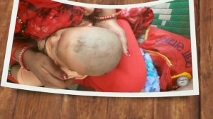 baby feeding in mundan ceremony, breastfeeding mom, breastfeeding, breastfeeding vlogs,mundan.