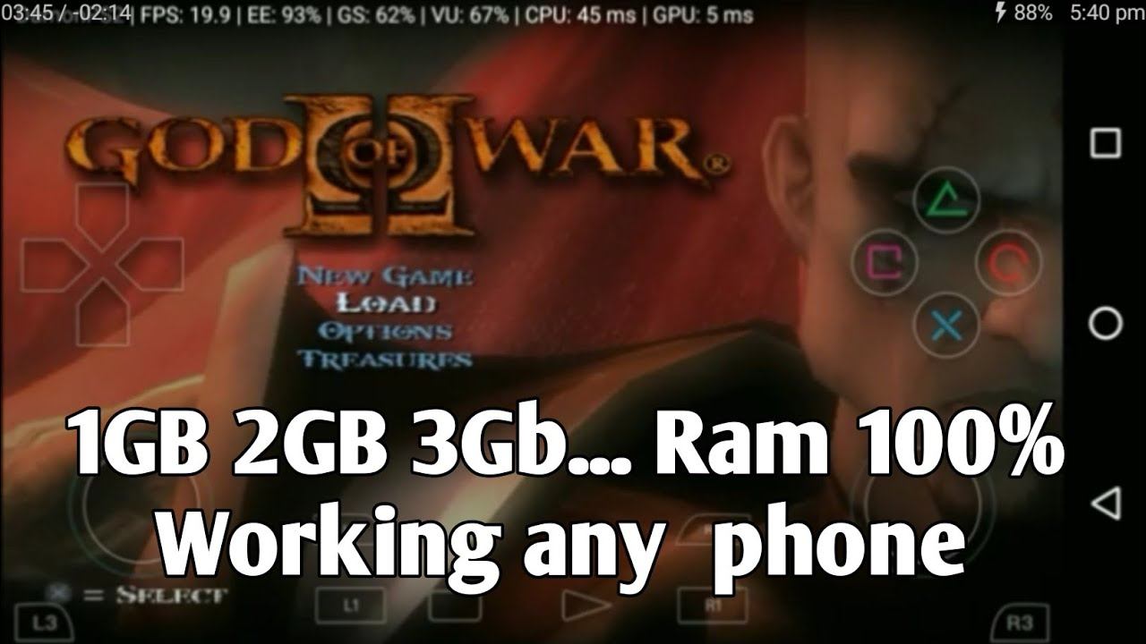 God Of War 2 2GB 3Gb Ram working 100 % смотреть онлайн