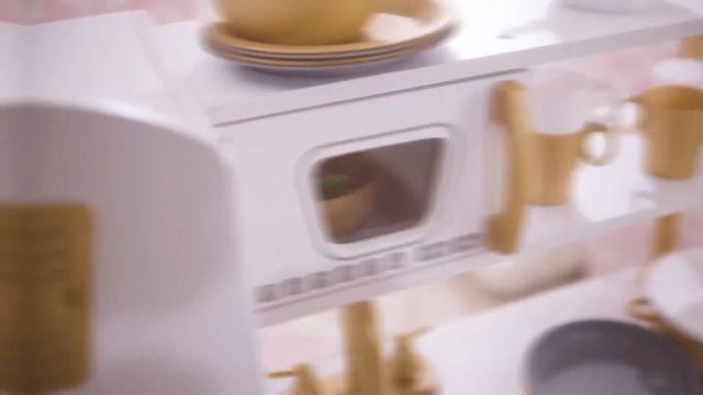 Кухня игровая KidKraft Винтаж, цвет: белый с золотом смотреть онлайн