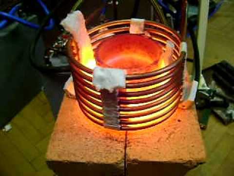 Grejanje grafita cca 20 kW i 18 kHz VF Induction Heater grafit and stil смотреть онлайн