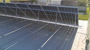 Солнечная станция 30 кВт. Завершение работ на крыше.