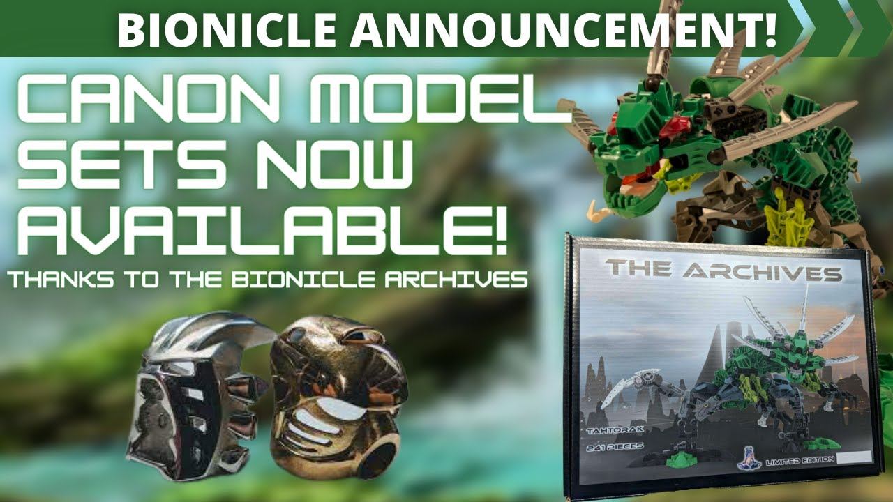 You can BUY the Canon Bionicle Models from the Archives as SETS! Model 1: Tahtorak смотреть онлайн