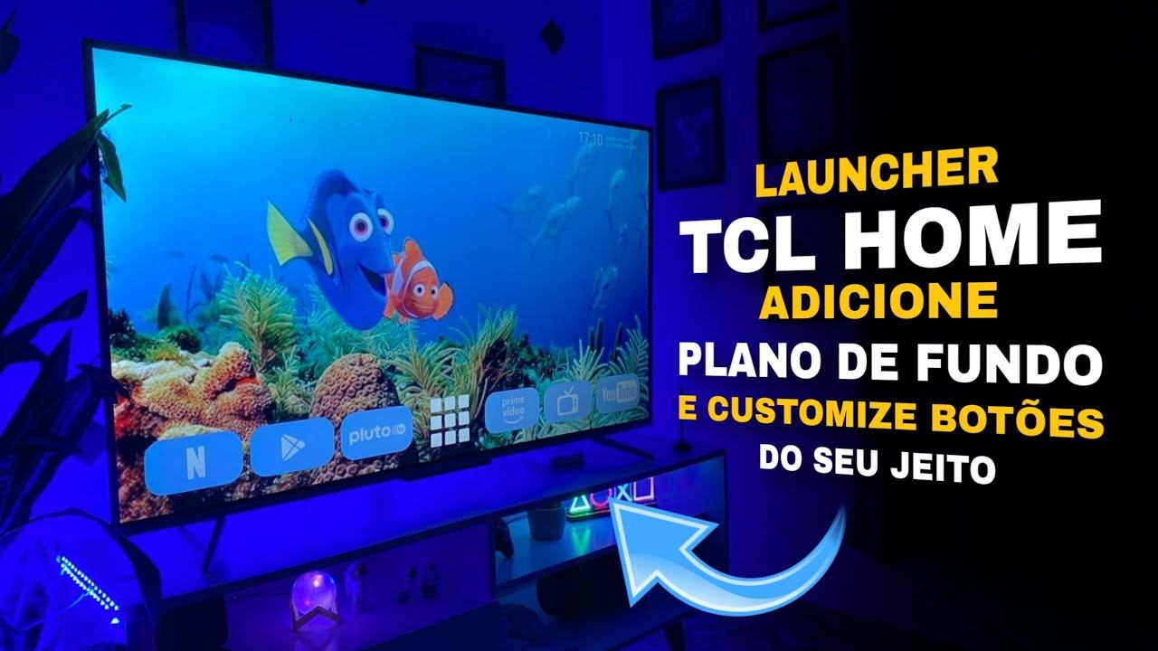 Como Customizar Google TV com Plano de Fundos e Icones APP смотреть онлайн