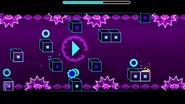 Geometry Dash. 18 Уровень, Toe 2 100%. смотреть онлайн