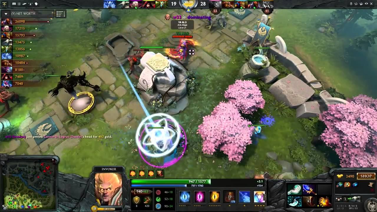 w33, Miracle , SuMAil memperebutkan leaderboard DOTA2 смотреть онлайн