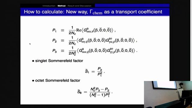 Lattice NRQCD study of thermal Sommerfeld factor. смотреть онлайн