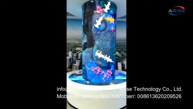 LED display tree modeling, LED soft module cylindrical design, LED flexible radian display, LED col смотреть онлайн