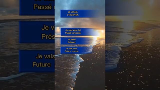 Conjuguer facilement "venir" à la première personne du singulier à plusieurs temps #françaisfacile смотреть онлайн