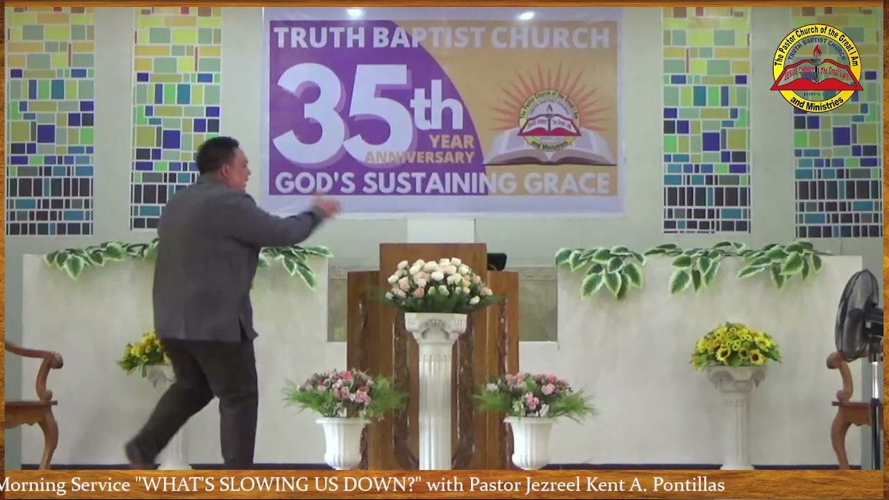 "WHAT'S SLOWING US DOWN?" (Pastor Jezreel Kent A. Pontillas, July 24, 2022) смотреть онлайн