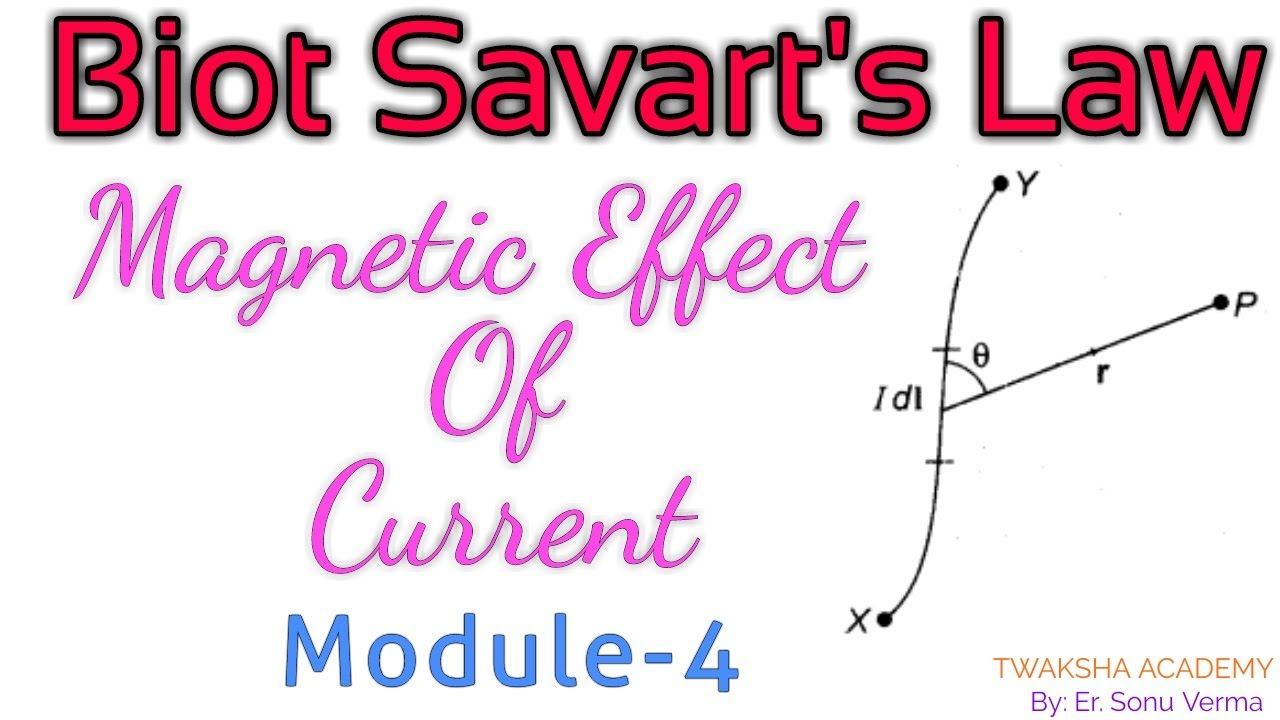 BIOT-SAVART'S LAW// MODULE-4// MAGNETIC EFFECT OF CURRENT// CLASS-12 PHYSICS FOR CBSE/NEET/IIT-JEE смотреть онлайн