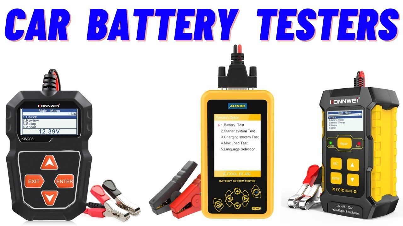 Car Battery Testers | Konnwei kw208, kw510 | Autool bt360, bt760, bt380 | Kingbolen bm550, bm560 смотреть онлайн